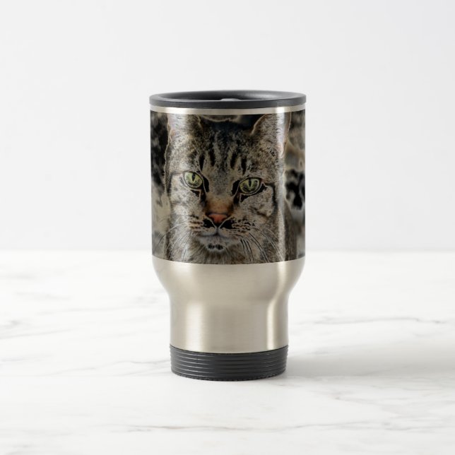 Taza De Viaje Mugre de viaje de gatos egipcio (Centro)