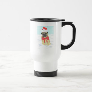 Taza De Viaje Mugre de viaje de snow Pug