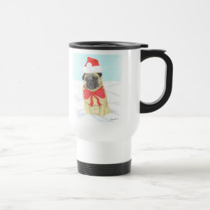 Taza De Viaje Mugre de viaje de snow Pug
