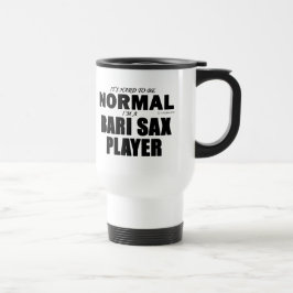 Taza De Viaje Mugre de viaje del jugador normal de sax bari