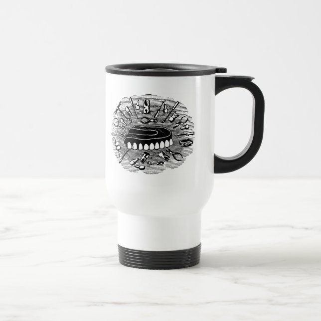 Taza De Viaje Mugre de viaje dental (Derecha)