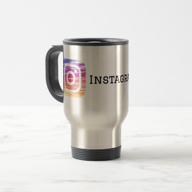 Taza De Viaje Mugs de viajes en Instagram (Anverso izquierdo)