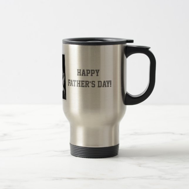Taza De Viaje Mugs Felices Día del Padres Personalizados AGREGAN (Derecha)