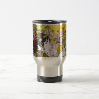Taza De Viaje Mujer Art Nouveau