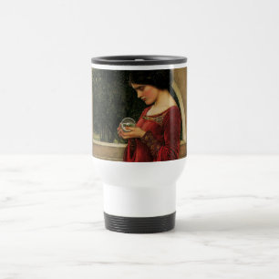 Taza De Viaje Mujer Bola de Cristal Pintura de Waterhouse