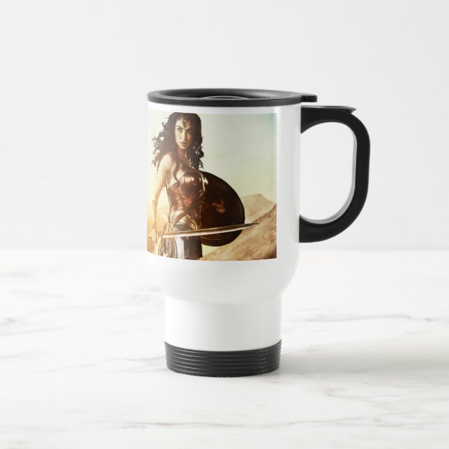 Taza De Viaje Mujer Maravilla En Sunset (Derecha)