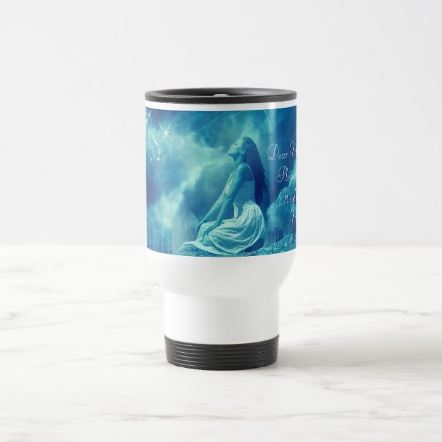 Taza De Viaje Mujer mítica envía oraciones al universo (Centro)