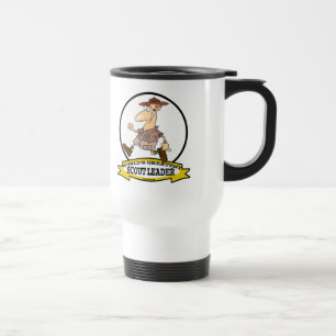 TAZA DE VIAJE MUNDIAL MAYOR LÍDER ESCOUTA HOMBRES PERSONALIZADO