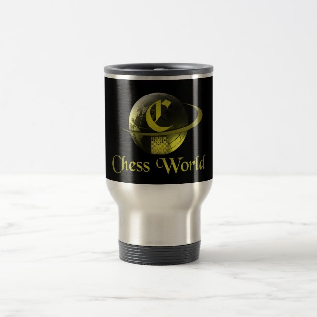 Taza De Viaje Mundo del ajedrez (Centro)