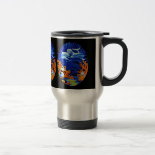 Taza De Viaje Mundo delfín