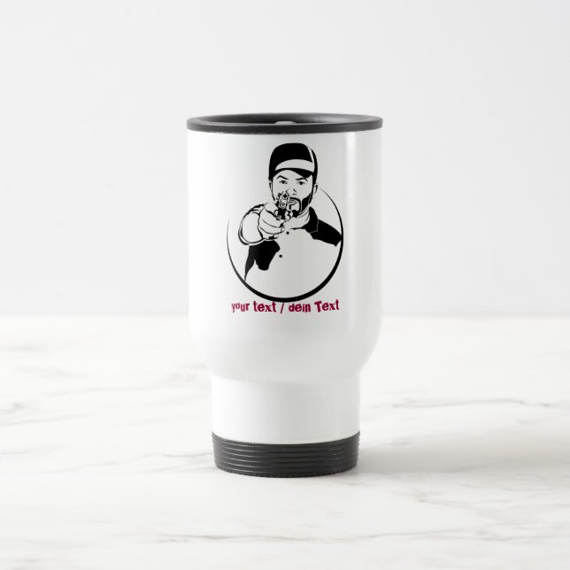 Taza De Viaje Mundo Gangstas (Centro)