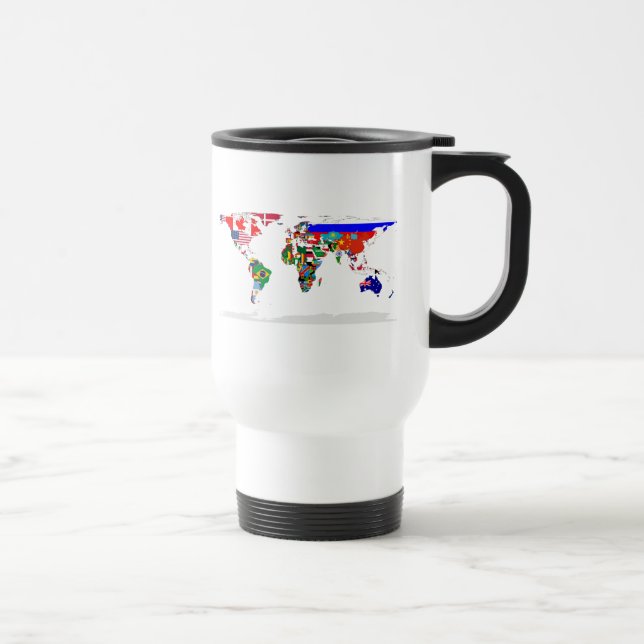 Taza De Viaje mundo marcado (Derecha)