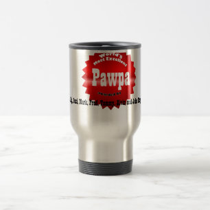 Taza De Viaje Mundo ROJO más excelente….Pawpa
