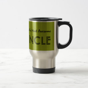 Taza De Viaje Mundos la mayoría del tío impresionante Olive