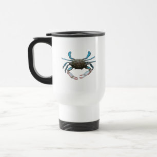 Taza De Viaje Muñeca de viaje de cangrejo azul