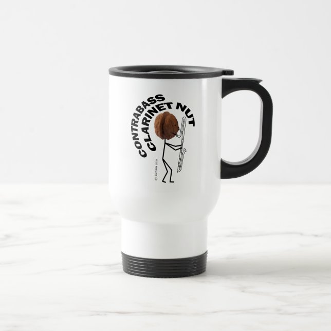 Taza De Viaje Muñeca de viaje de nueces Clarinet Contrabass (Derecha)