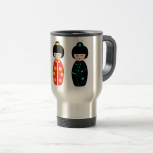 Taza De Viaje Muñecas asiáticas