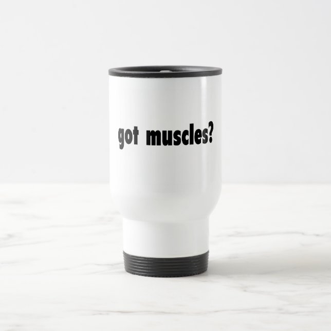 Taza De Viaje músculos conseguidos (Centro)
