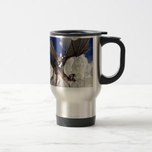 Taza De Viaje Música de dragón en las nubes