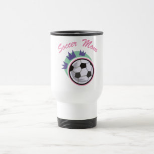 Taza De Viaje Música de viaje de mamá del fútbol