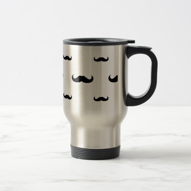 Taza De Viaje Mustache Mug (Derecha)