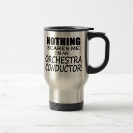 Taza De Viaje Nada me asusta conductor de orquesta