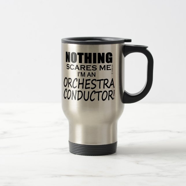 Taza De Viaje Nada me asusta conductor de orquesta (Derecha)