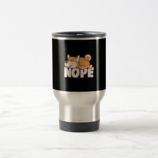 Taza De Viaje Napping shiba inu | regalo de mascota perezoso de