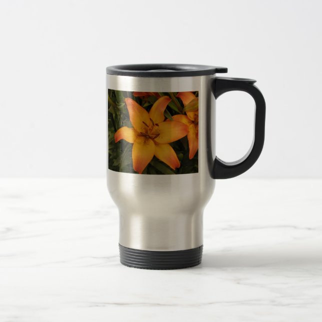 Taza De Viaje Naranja Lily (Derecha)