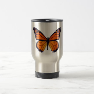 Taza De Viaje Naranja Mariposa Travel Mug
