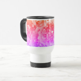 Taza De Viaje Naranja, rosa, Rosas púrpura