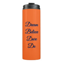 Taza de viaje Naranja Termo Tumbler