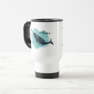 Taza De Viaje Narwhal Heart