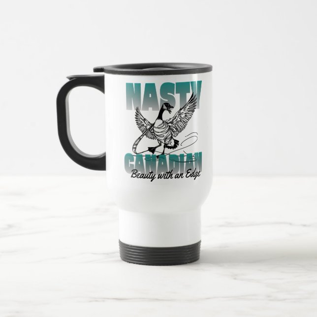 Taza De Viaje Nasty Canadian Canada Goose (Izquierda)