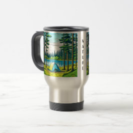 Taza De Viaje Naturaleza y arte de Camping Ai