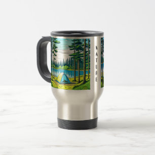 Taza De Viaje Naturaleza y arte de Camping Ai