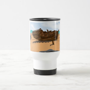 Taza De Viaje Naufragio varado
