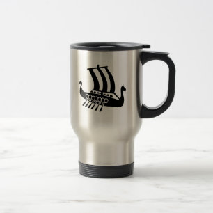 Taza De Viaje Nave de Viking