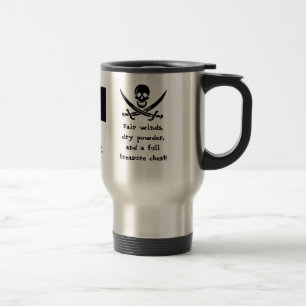Taza De Viaje ¡Navegación debajo de la bandera negra!