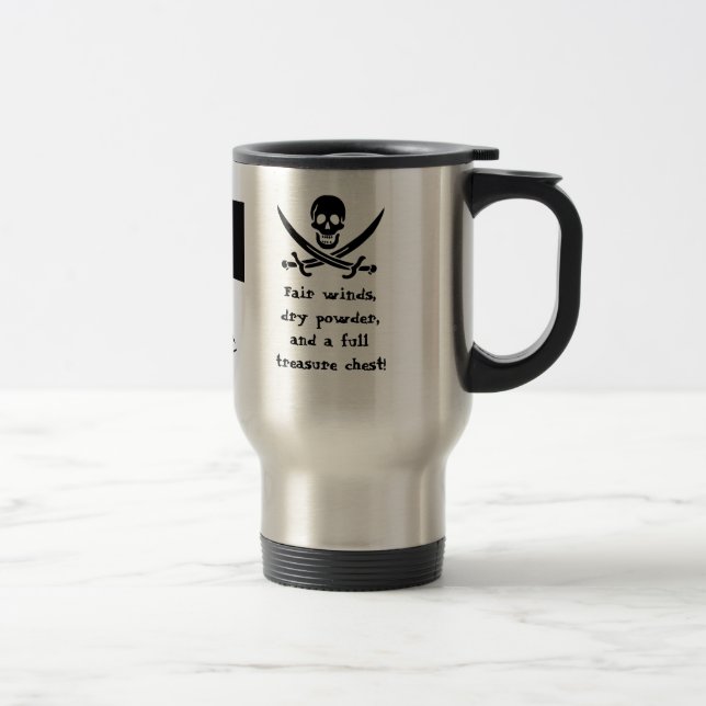 Taza De Viaje ¡Navegación debajo de la bandera negra! (Derecha)