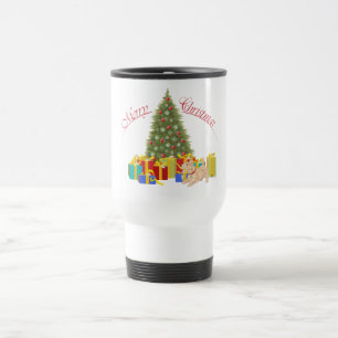 Taza De Viaje Navidad del Terrier Escocés