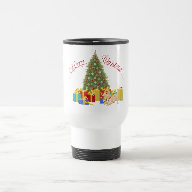 Taza De Viaje Navidad del Terrier Escocés (Centro)