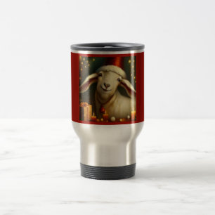 Taza De Viaje Navidad Goat 3