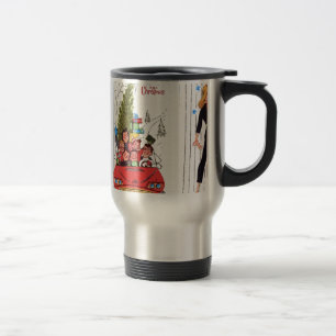 Taza De Viaje Navidad rockabilly vintage
