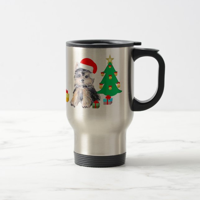 Taza De Viaje Navidades cachorritos (Derecha)