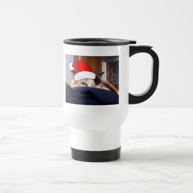 Taza De Viaje Navidades Calico Cat (Derecha)