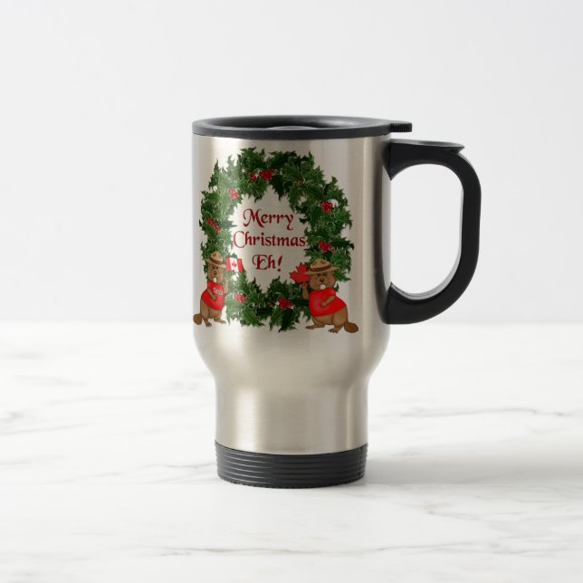 Taza De Viaje Navidades de Canadá (Derecha)