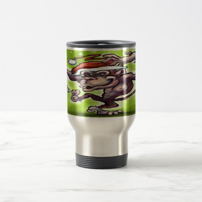 Taza De Viaje Navidades de Chimpanzee (Centro)