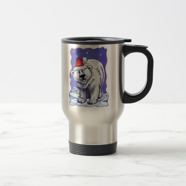 Taza De Viaje Navidades del oso polar (Derecha)