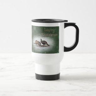 Taza De Viaje Navidades desatan Turquía en campo de nieve